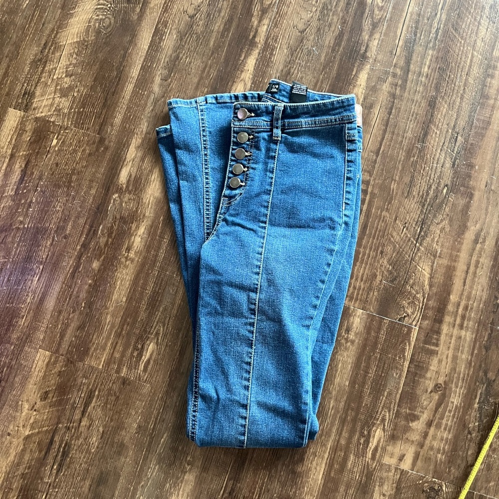 Dollhouse Women's High Rise Denim Jeans 7/8 - Picture 2 of 6